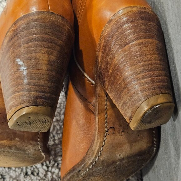 Vintage Frye Women's Brown Cowgirl Boots Size 5 - Picture 11 of 11